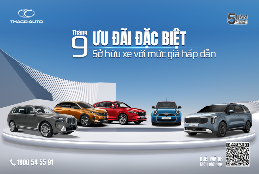 Cơ hội sở hữu xe với ưu đãi hấp dẫn từ THACO AUTO TP. HCM